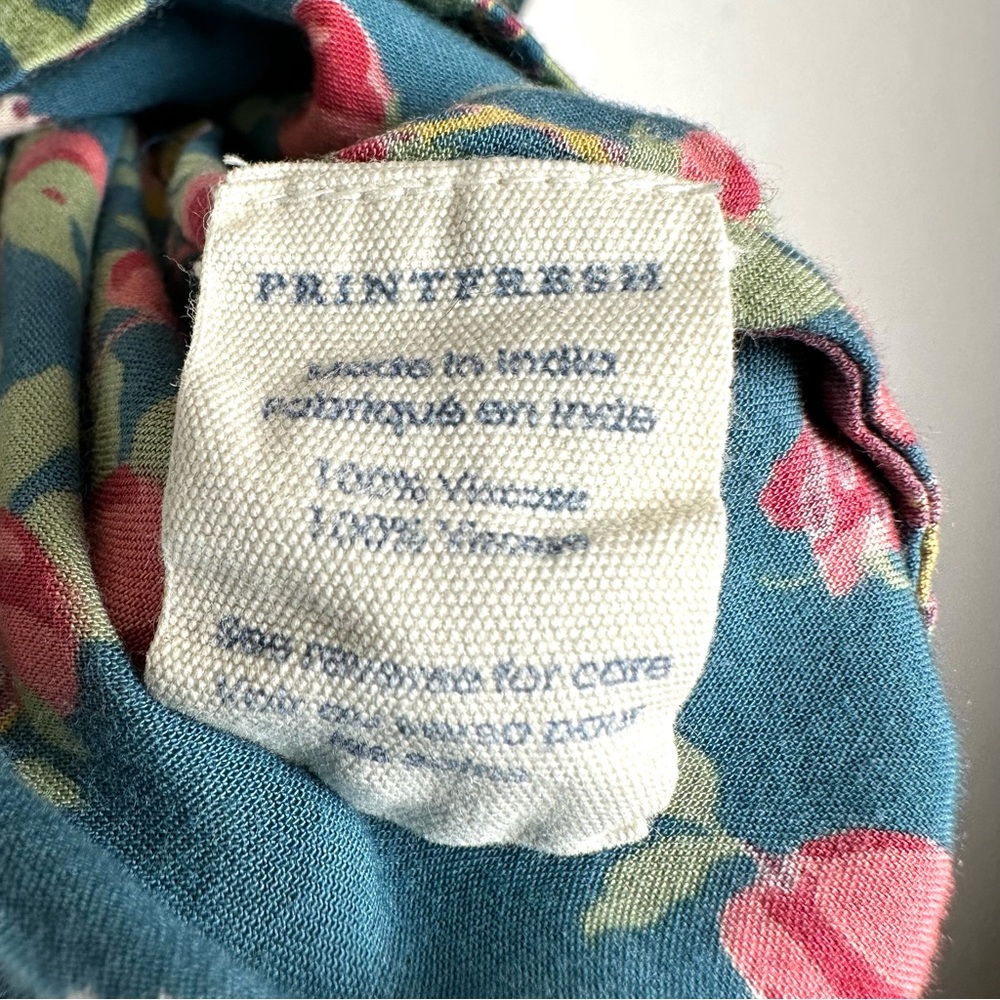 Printfresh Teal Floral & Hen Print Satin Short Pajama Set - Picture 5 of 16